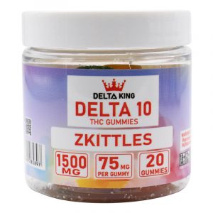 Delta King Delta 10 1500mg Gummies - 20ct/Jar