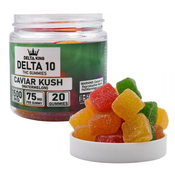 Delta King Delta 10 1500mg Gummies - 20ct/Jar