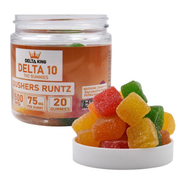 Delta King Delta 10 1500mg Gummies - 20ct/Jar