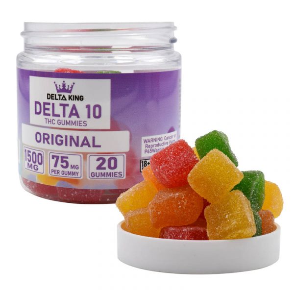 Delta King Delta 10 1500mg Gummies - 20ct/Jar
