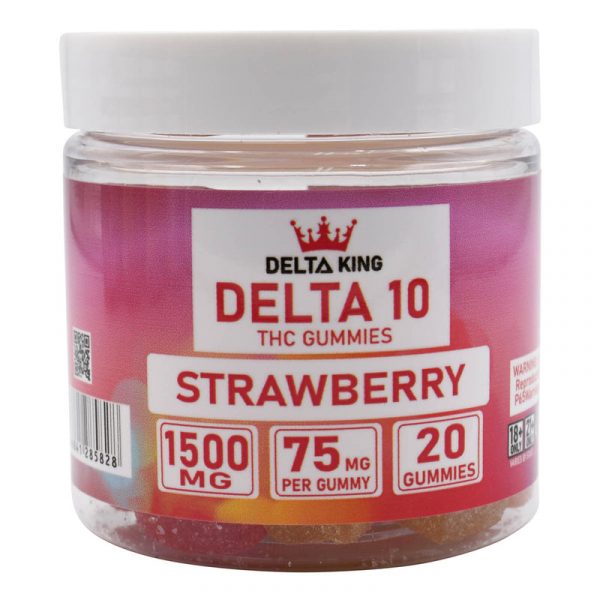 Delta King Delta 10 1500mg Gummies - 20ct/Jar