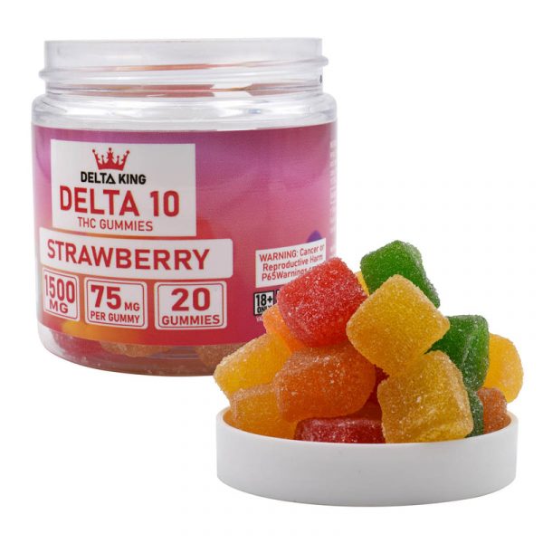 Delta King Delta 10 1500mg Gummies - 20ct/Jar