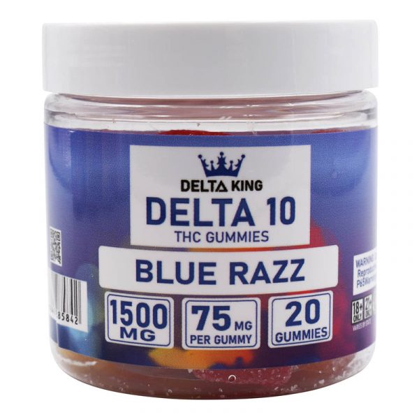Delta King Delta 10 1500mg Gummies - 20ct/Jar