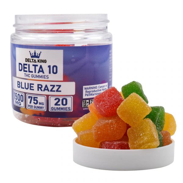 Delta King Delta 10 1500mg Gummies - 20ct/Jar