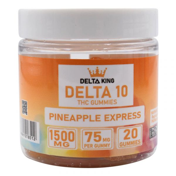 Delta King Delta 10 1500mg Gummies - 20ct/Jar