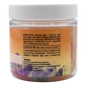Delta King Delta 10 1500mg Gummies - 20ct/Jar