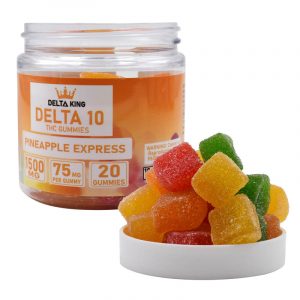 Delta King Delta 10 1500mg Gummies - 20ct/Jar