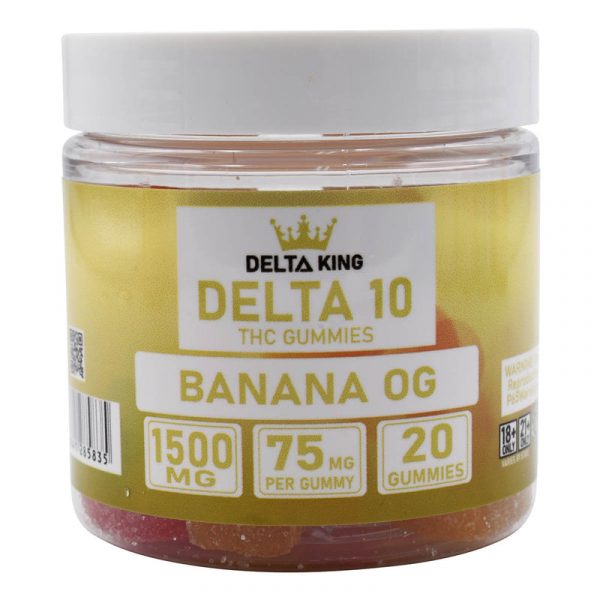 Delta King Delta 10 1500mg Gummies - 20ct/Jar