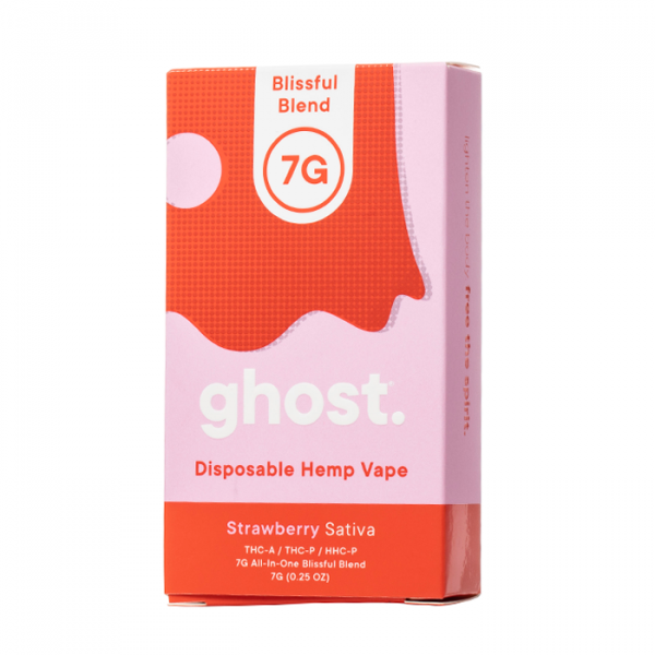 ghost. Blissful Blend All-In-One Slide Piece Disposable - 7G