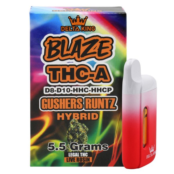 Delta King Disposable Blaze THC-A Delta 8 & Delta 10 Vape Pen – 5.5g