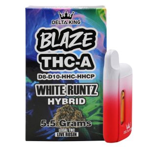Delta King Disposable Blaze THC-A Delta 8 & Delta 10 Vape Pen – 5.5g