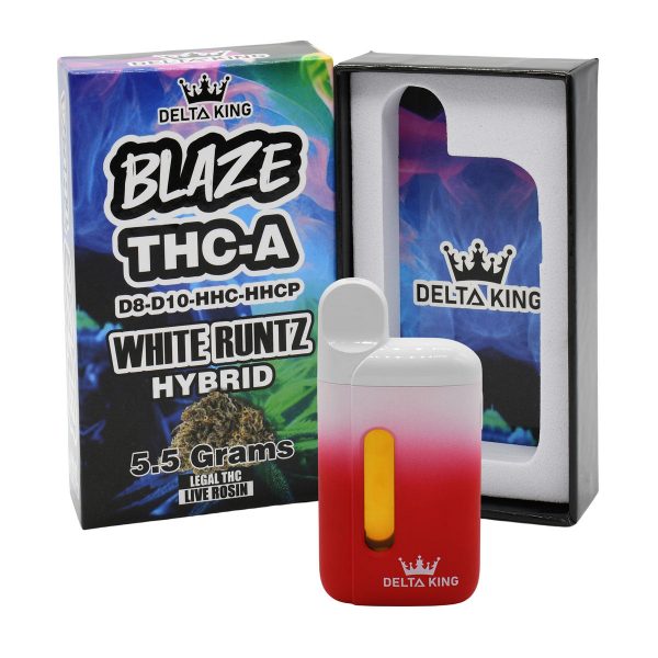 Delta King Disposable Blaze THC-A Delta 8 & Delta 10 Vape Pen – 5.5g