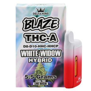 Delta King Disposable Blaze THC-A Delta 8 & Delta 10 Vape Pen – 5.5g