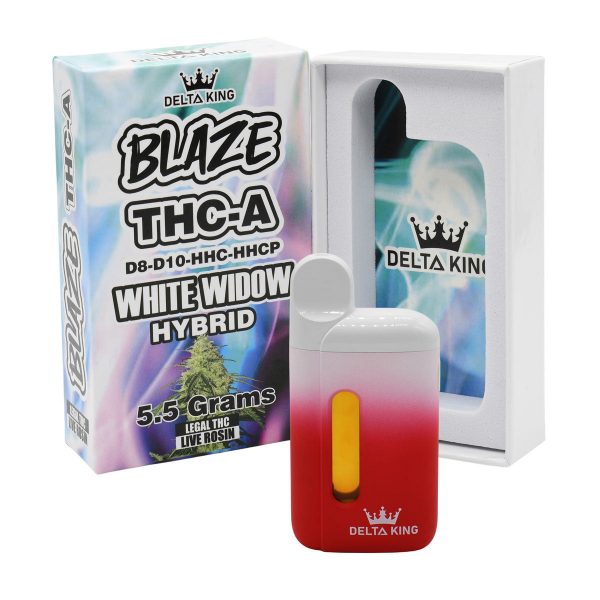 Delta King Disposable Blaze THC-A Delta 8 & Delta 10 Vape Pen – 5.5g
