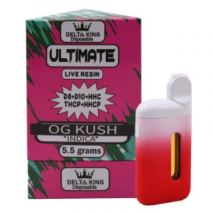 Delta King Ultimate THC Disposable Vape – 5.5g