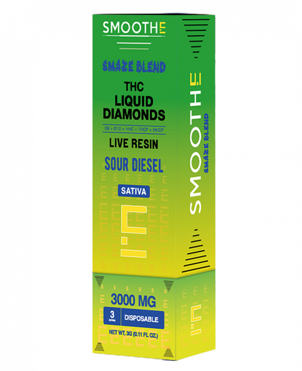 Smoothe Smaze Stick THC Liquid Diamonds Disposable | 3G