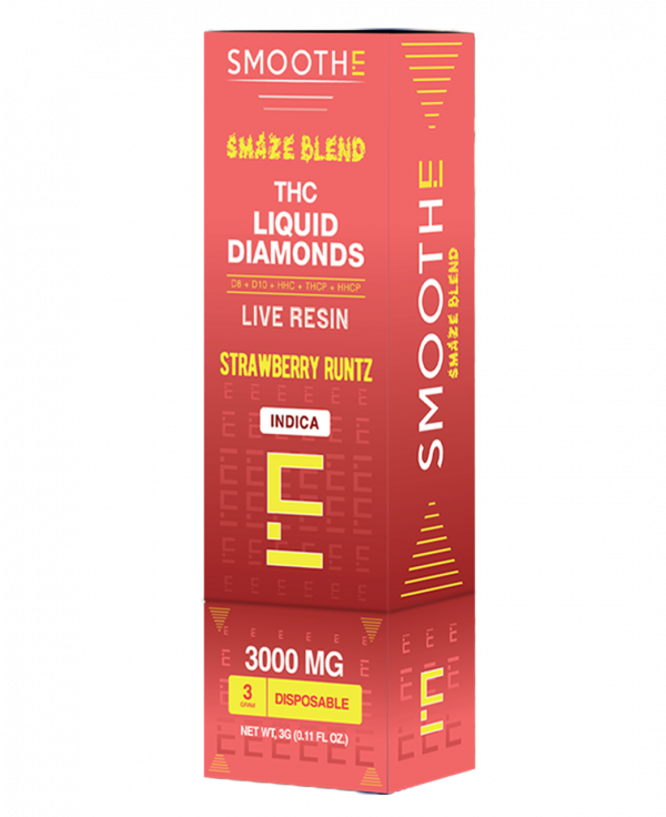 Smoothe Smaze Stick THC Liquid Diamonds Disposable | 3G