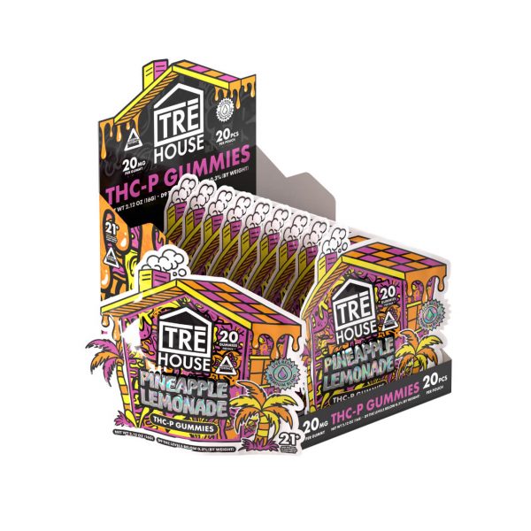 TRE House THC-P Gummies - 700MG 20CT Pineapple Lemonade