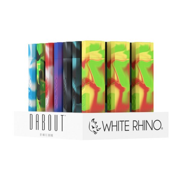 White Rhino Dab Out Original Pyrex - Assorted Colors 21CT Display - Image 3