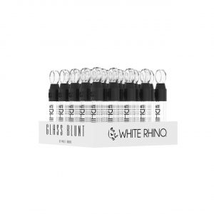White Rhino Glass Blunt Slider - 25CT Display