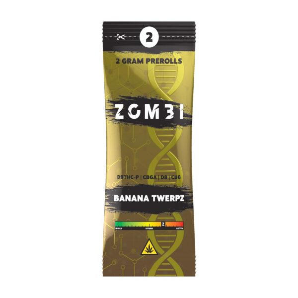 Zombi D9/THC-P/CBGA/DB/CBG Prerolls 4G 2CT