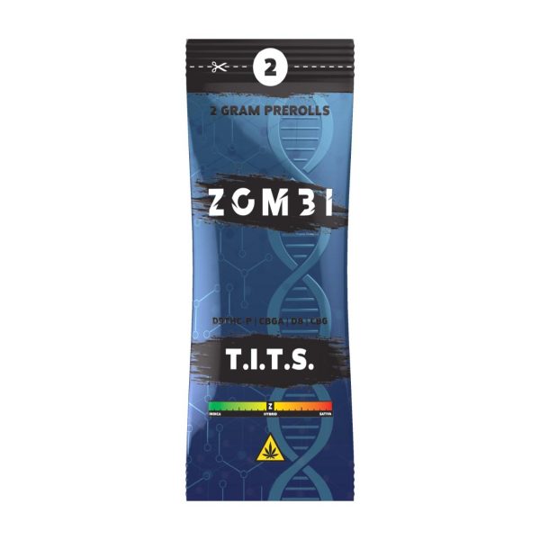 Zombi D9/THC-P/CBGA/DB/CBG Prerolls 4G 2CT