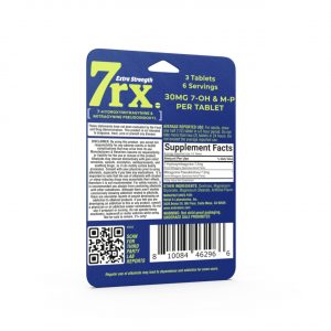 7RX 7-Hydroxymitragynine Pseudoindoxyl Chewable Tablets - 3PK Blue