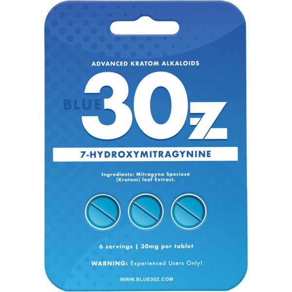 Blue 30z 7-Hydroxymitragynine Tablets -3CT