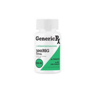 Generic RX 7-Hydroxymitragynine Tablets Bottle 300MG