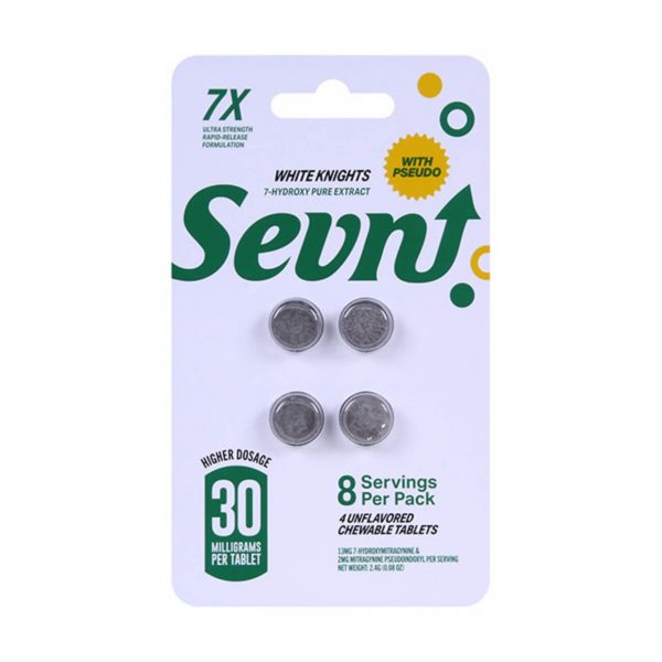 SEVN White Knights 7-Hydroxy Chewable Tablets with Pseudo - 4PK