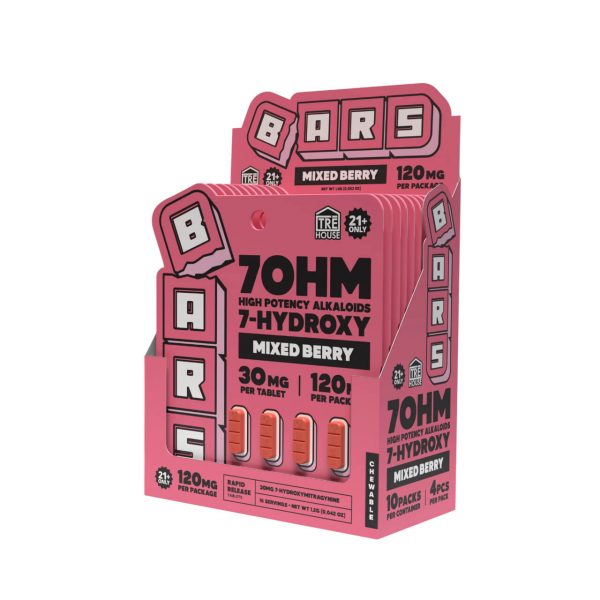 Tre House BARS 7OHM Hydroxy Tablets 120MG 4CT