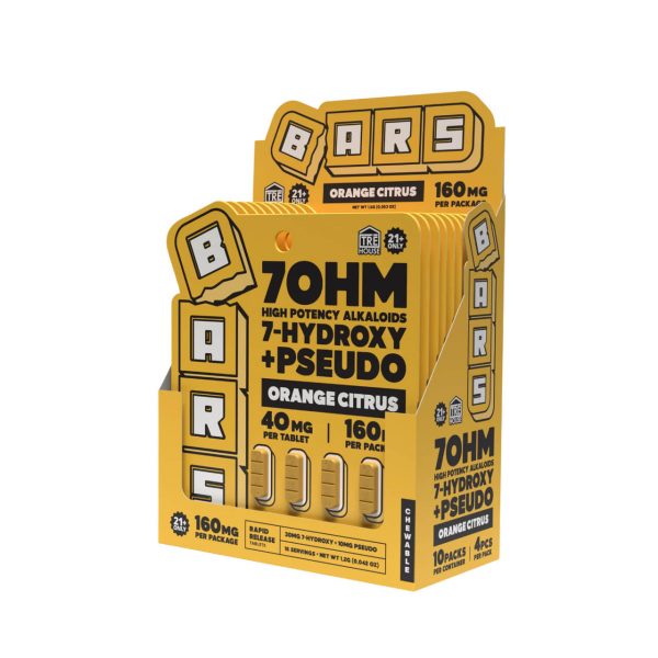 Tre House BARS 7OHM Hydroxy+Pseudo Tablets 160MG 4CT