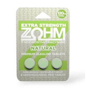 ZOHM 7-Hydroxymitragynine Extra Strength Tablets 120MG 3 CT