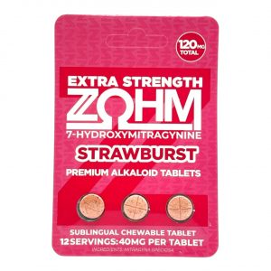 ZOHM 7-Hydroxymitragynine Extra Strength Tablets 120MG 3 CT
