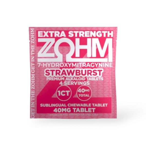 ZOHM 7-Hydroxymitragynine Extra Strength Tablets 40MG 1CT