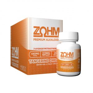 ZOHM 7-Hydroxymitragynine Premium Alkaloids Tablets Bottle 440MG - Tangerine Dream
