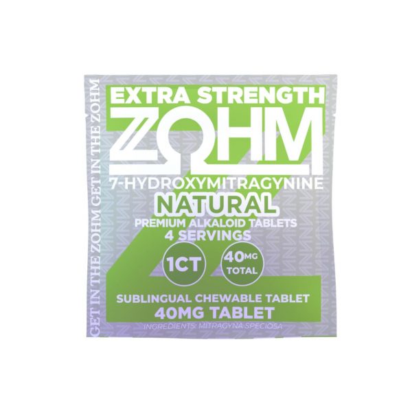 ZOHM 7-Hydroxymitragynine Extra Strength Tablets 40MG 1CT