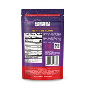 CannaAid D9/CBD/CBN Night Time Gummies 900MG - Blue Razz/Blueberry/Strawberry