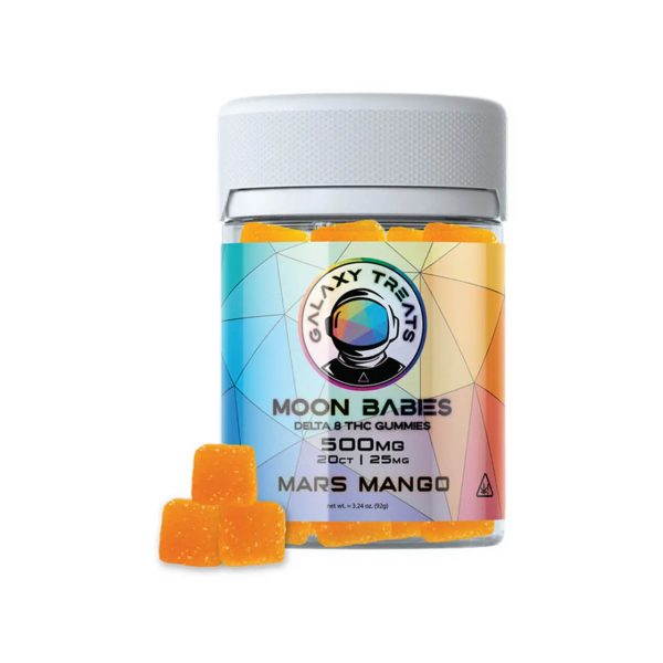 Galaxy Treats Moon Babies D8 Gummies 500MG