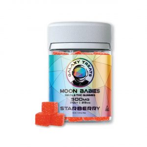 Galaxy Treats Moon Babies D8 Gummies 500MG