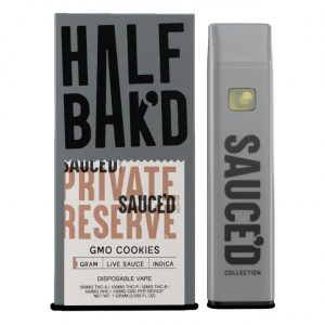 Half Bak’d Live Sauce’D Private Reserve Disposable 1G