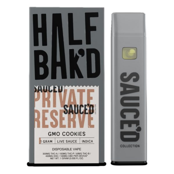 Half Bak’d Live Sauce’D Private Reserve Disposable 1G