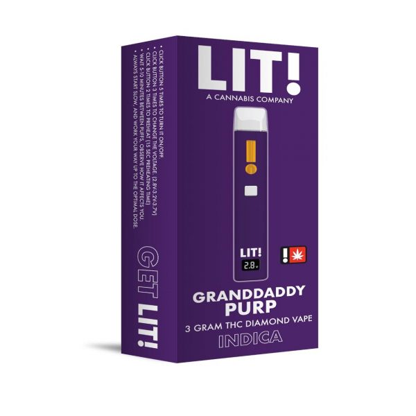 LIT THC Diamond Disposable 3G